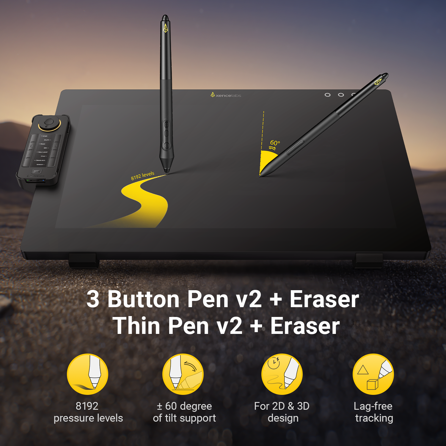 Thin Pen for Pen Tablets  Xencelabs Official eStore